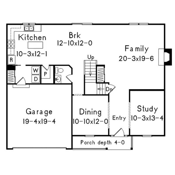 Luxury House Plan First Floor - Roosevelt Ridge Two-Story Home 058D-0047 - Shop House Plans and More