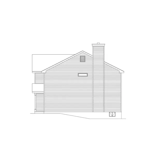 Luxury House Plan Right Elevation - Roosevelt Ridge Two-Story Home 058D-0047 - Shop House Plans and More