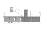 Southern House Plan Left Elevation - Childress Hill Traditional Home 058D-0050 - Search House Plans and More