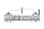 Ranch House Plan Rear Elevation - Childress Hill Traditional Home 058D-0050 - Search House Plans and More