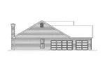 Ranch House Plan Left Elevation - Bakersport Traditional Home 058D-0060 - Search House Plans and More