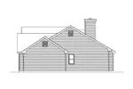 Southern House Plan Right Elevation - Grantville Traditional Home 058D-0062 - Search House Plans and More