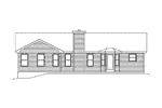 Traditional House Plan Rear Elevation - Amberidge Ranch Home 058D-0064 - Search House Plans and More