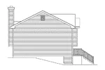 Craftsman House Plan Left Elevation - Katherine Traditional Home 058D-0066 - Search House Plans and More