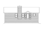 Craftsman House Plan Rear Elevation - Katherine Traditional Home 058D-0066 - Search House Plans and More