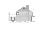 Traditional House Plan Left Elevation - Farrell Mill Traditional Home 058D-0110 - Search House Plans and More