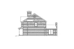 Traditional House Plan Right Elevation - Farrell Mill Traditional Home 058D-0110 - Search House Plans and More