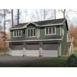 Contemporary Styled Two-Car Garage Apartment