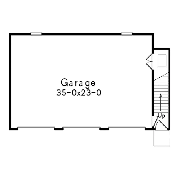 Vacation House Plan First Floor - Sidney Large Apartment Garage 058D-0137 - Shop House Plans and More