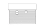Southern House Plan Rear Elevation - Vandora Garage Apartment 058D-0139 - Shop House Plans and More