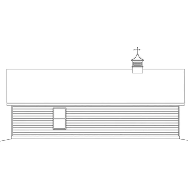 Traditional House Plan Rear Elevation - Maxwell Cottage Home 058D-0143 - Shop House Plans and More