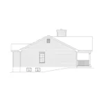 Traditional House Plan Left Elevation - Wilton Ranch Home 058D-0175 - Shop House Plans and More