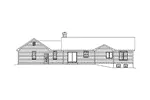 Ranch House Plan Rear Elevation - Wilton Ranch Home 058D-0175 - Shop House Plans and More
