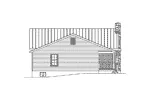 Country House Plan Left Elevation - Jules Creek Country Cabin Home 058D-0177 - Search House Plans and More