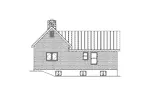 Vacation House Plan Rear Elevation - Jules Creek Country Cabin Home 058D-0177 - Search House Plans and More