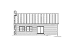 Vacation House Plan Right Elevation - Jules Creek Country Cabin Home 058D-0177 - Search House Plans and More