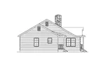 Vacation House Plan Left Elevation - Kaiser Country Cabin Home 058D-0178 - Search House Plans and More