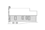 Ranch House Plan Rear Elevation - Kaiser Country Cabin Home 058D-0178 - Search House Plans and More