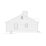 Ranch House Plan Left Elevation - Julius Country Cabin Home 058D-0179 - Search House Plans and More