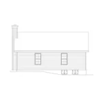 Ranch House Plan Rear Elevation - Julius Country Cabin Home 058D-0179 - Search House Plans and More