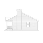 Ranch House Plan Right Elevation - Julius Country Cabin Home 058D-0179 - Search House Plans and More