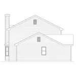 Traditional House Plan Left Elevation - Echo Valley Traditional Home 058D-0180 - Search House Plans and More