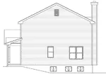Traditional House Plan Right Elevation - Echo Valley Traditional Home 058D-0180 - Search House Plans and More