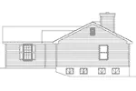 Traditional House Plan Right Elevation - Larkspur Valley Ranch Home 058D-0181 - Shop House Plans and More