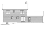 Traditional House Plan Rear Elevation - Kincaide Country Home 058D-0183 - Search House Plans and More