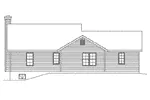 Traditional House Plan Rear Elevation - Wendover Falls Ranch Home 058D-0184 - Shop House Plans and More