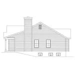 Ranch House Plan Right Elevation - Wendover Falls Ranch Home 058D-0184 - Shop House Plans and More