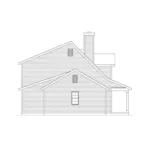 Country House Plan Left Elevation - Carson Cove Country Home 058D-0185 - Search House Plans and More