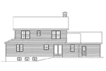 Farmhouse Plan Rear Elevation - Carson Cove Country Home 058D-0185 - Search House Plans and More