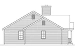 Traditional House Plan Left Elevation - Marley Ranch Home 058D-0187 - Shop House Plans and More