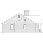 Traditional House Plan Left Elevation - Marley Ranch Home 058D-0187 - Shop House Plans and More