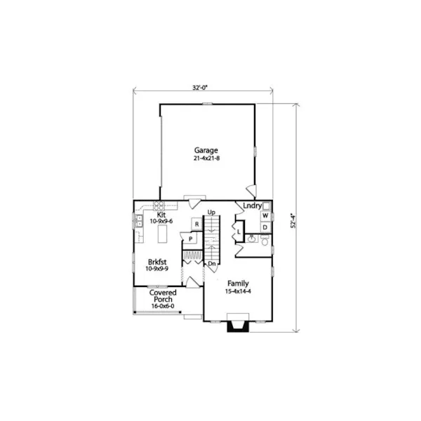 Traditional House Plan First Floor - Diana Jane Country Farmhouse 058D-0188 - Search House Plans and More