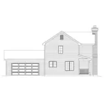 Traditional House Plan Left Elevation - Diana Jane Country Farmhouse 058D-0188 - Search House Plans and More