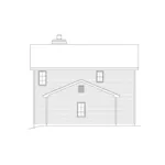 Traditional House Plan Rear Elevation - Diana Jane Country Farmhouse 058D-0188 - Search House Plans and More