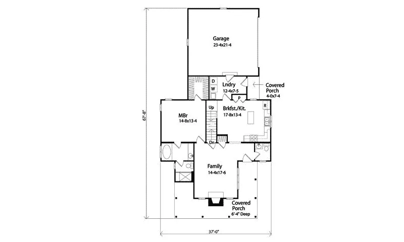 Traditional House Plan First Floor - Turin Country Home 058D-0189 - Shop House Plans and More