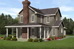 Country House Plan Front of Home - Turin Country Home 058D-0189 - Shop House Plans and More
