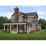 Country House Plan Front of Home - Turin Country Home 058D-0189 - Shop House Plans and More