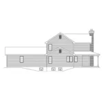 Country House Plan Left Elevation - Turin Country Home 058D-0189 - Shop House Plans and More