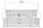 Country House Plan Rear Elevation - Turin Country Home 058D-0189 - Shop House Plans and More