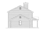 Country House Plan Left Elevation - Foxshire Traditional Home 058D-0190 - Search House Plans and More