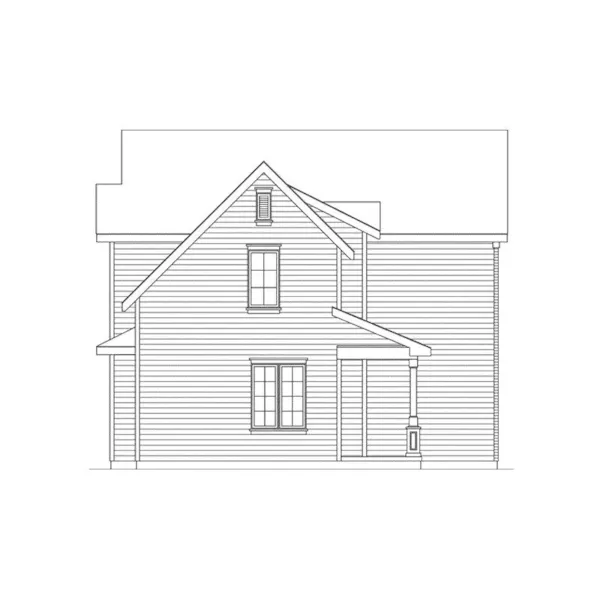 Traditional House Plan Left Elevation - Pullman Traditional Home 058D-0191 - Shop House Plans and More