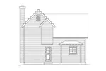 Country House Plan Rear Elevation - Pullman Traditional Home 058D-0191 - Shop House Plans and More
