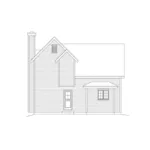 Traditional House Plan Rear Elevation - Pullman Traditional Home 058D-0191 - Shop House Plans and More