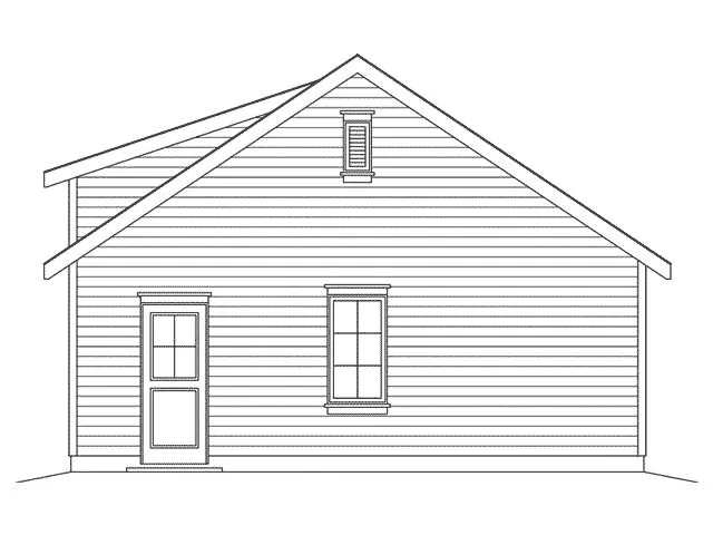 Country House Plan Right Elevation - Pullman Traditional Home 058D-0191 - Shop House Plans and More