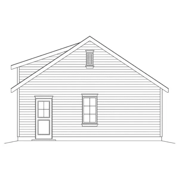 Traditional House Plan Right Elevation - Pullman Traditional Home 058D-0191 - Shop House Plans and More