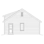 Traditional House Plan Right Elevation - Pullman Traditional Home 058D-0191 - Shop House Plans and More